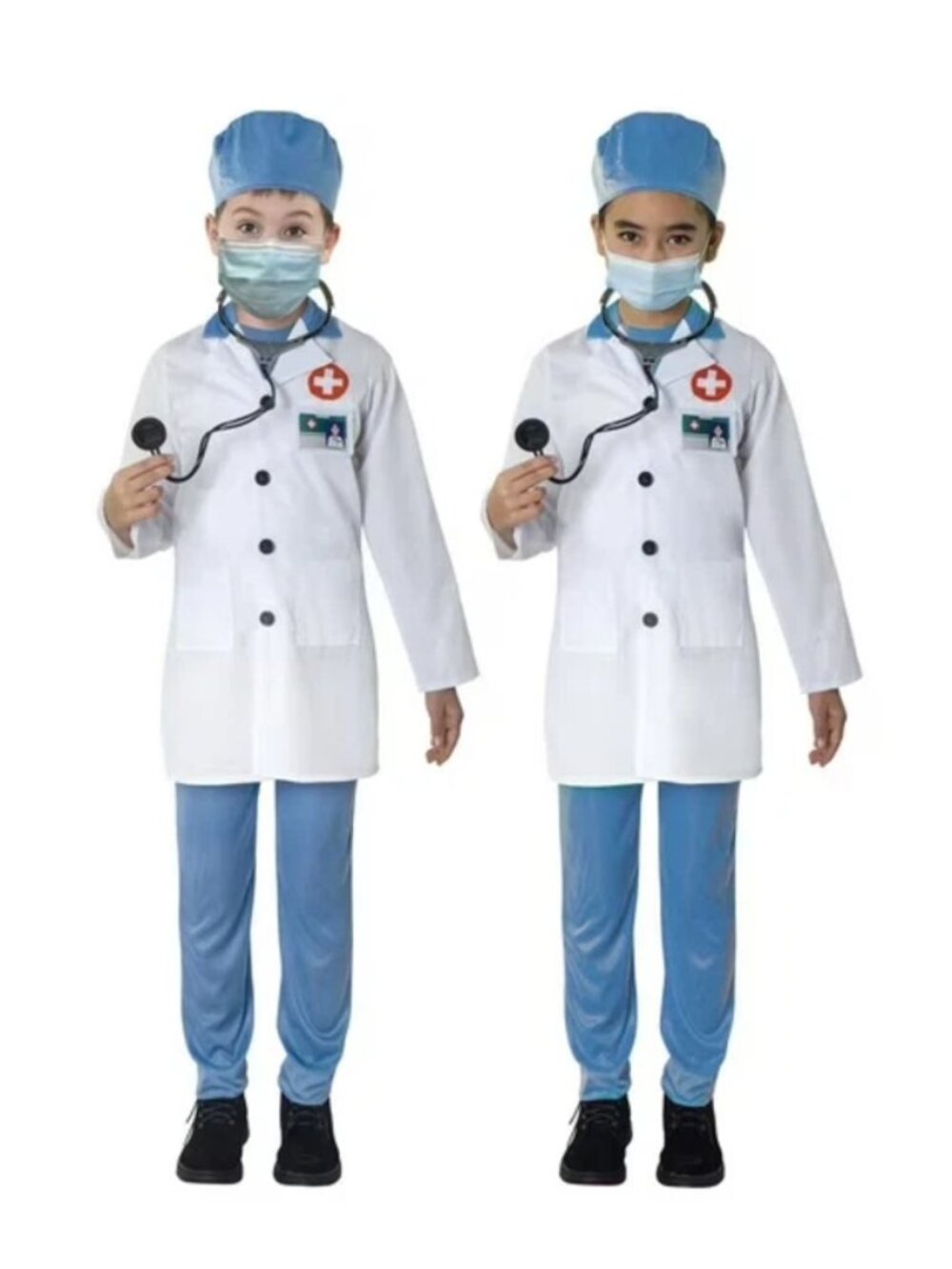 Partyholic Kid's Medical Doctor Halloween Costume Medium (8-10)